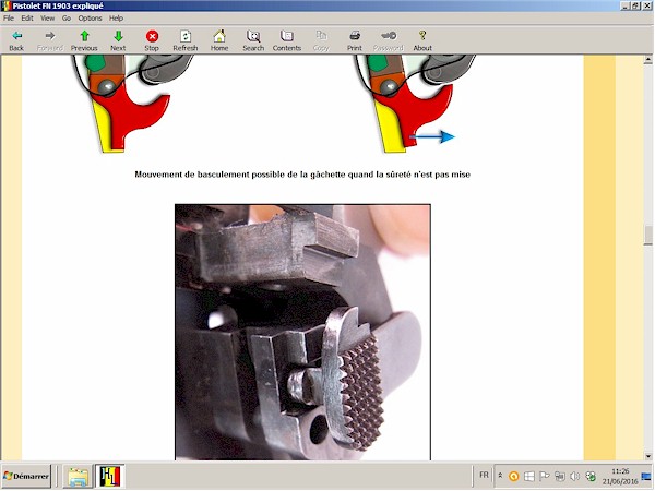 pistolet fn 1903 expliqu