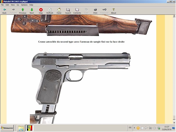pistolet fn 1903 expliqu