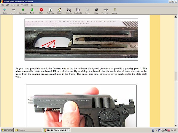 FN 1906 Browning pistol