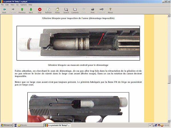 pistolet FN Browning Baby