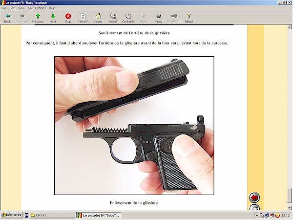 pistolet FN Browning Baby