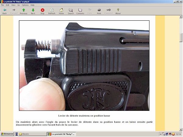 pistolet FN Browning Baby