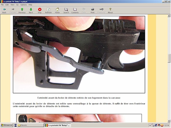 pistolet FN Browning Baby