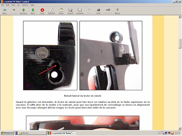 pistolet FN Browning Baby