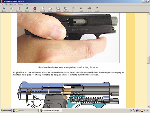 pistolet FN Browning Baby