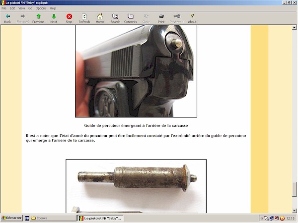 pistolet FN Browning Baby