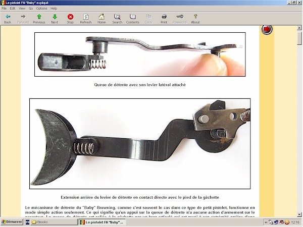 pistolet FN Browning Baby