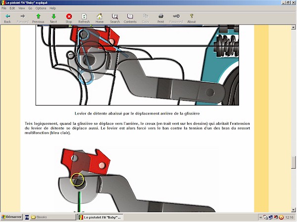 pistolet FN Browning Baby