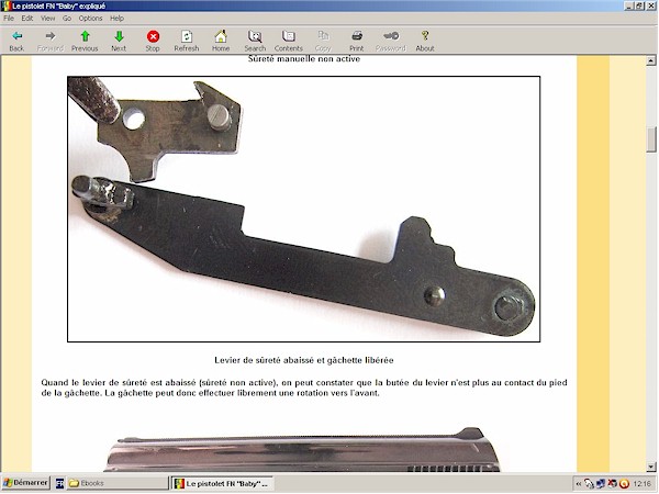 pistolet FN Browning Baby