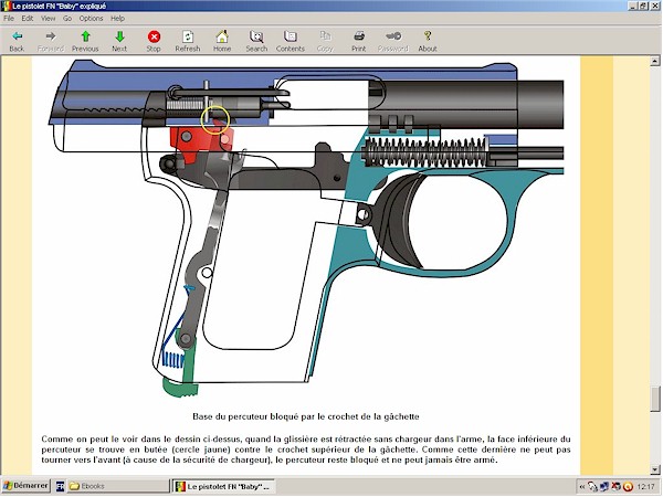 pistolet FN Browning Baby