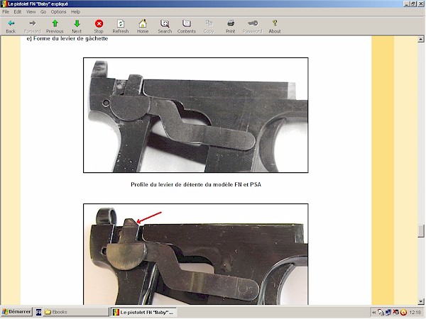 pistolet FN Browning Baby