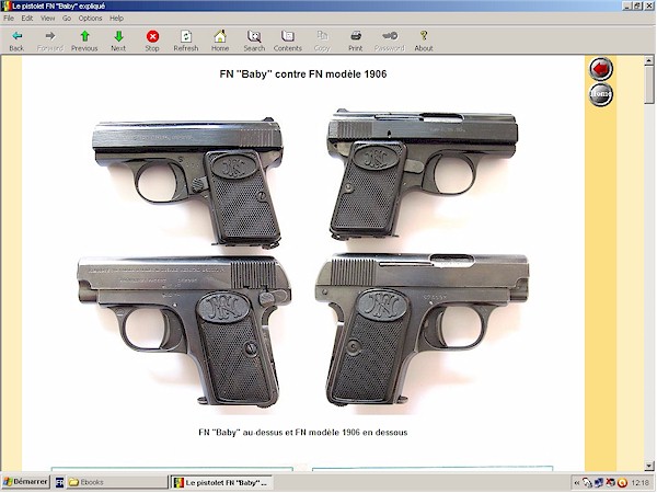 pistolet FN Browning Baby