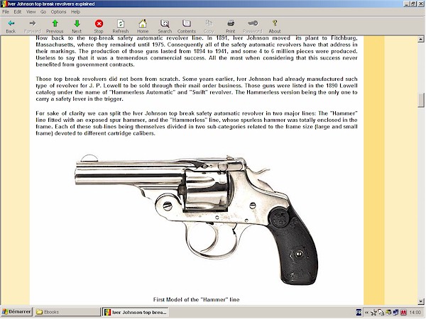 Iver Johnson top break safety automatic revolvers .32 .38