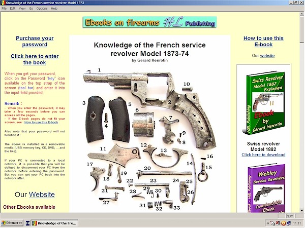 French Service Revolver Mod. 1873-74 Chamelot Delvigne