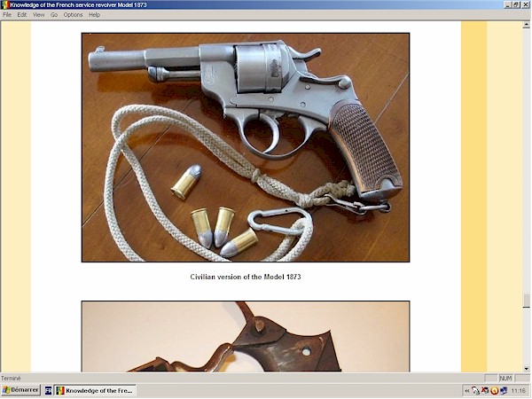 French Service Revolver Mod. 1873-74 Chamelot Delvigne