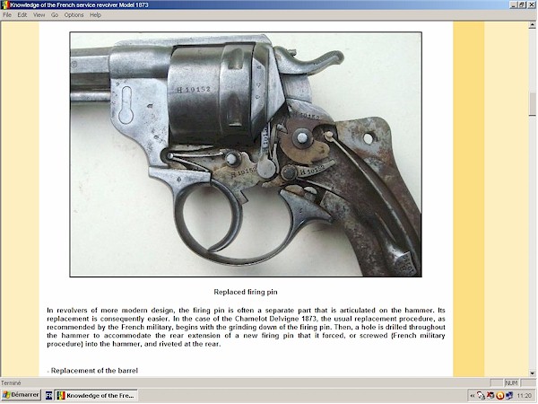 French Service Revolver Mod. 1873-74 Chamelot Delvigne