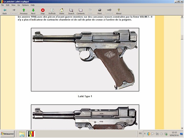 pistolet Lahti expliqu