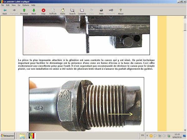 pistolet Lahti expliqu