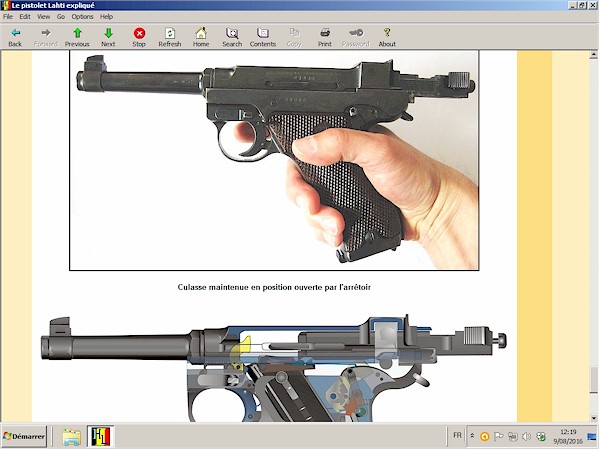 pistolet Lahti expliqu