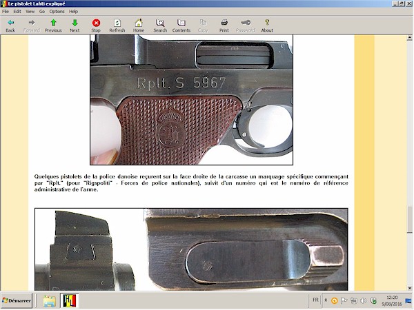 pistolet Lahti expliqu