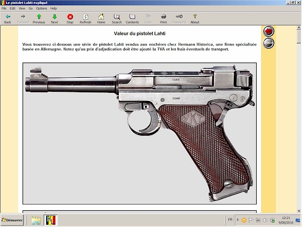 pistolet Lahti expliqu