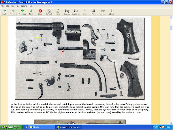 Lefaucheux 7mm pinfire revolver