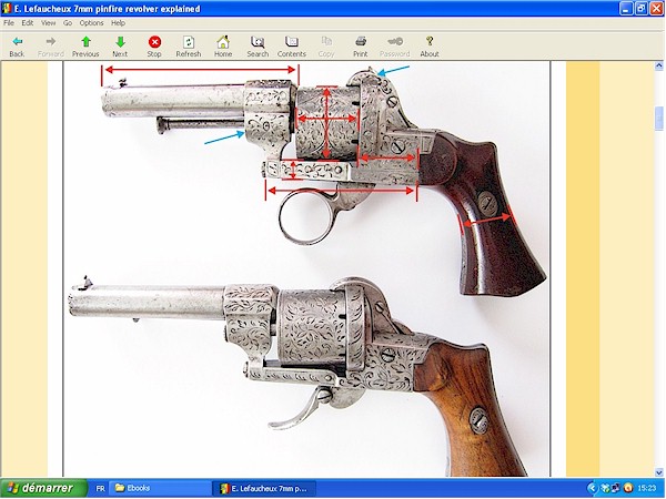 Lefaucheux 7mm pinfire revolver