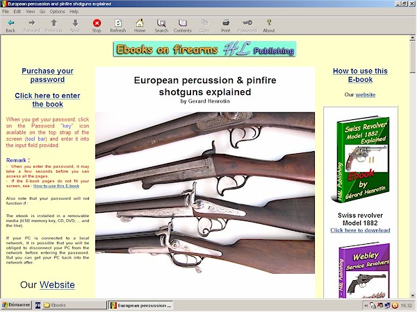 Percussion and pinfire shotguns