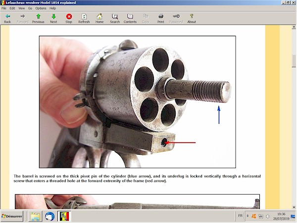 Lefaucheux revolver 1854 explained