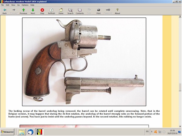Lefaucheux revolver 1854 explained