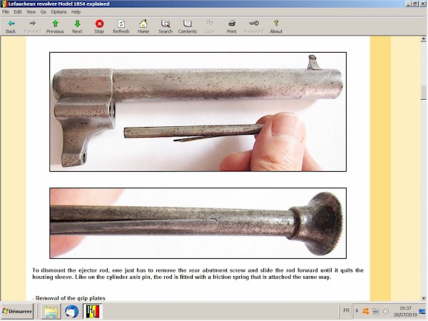 Lefaucheux revolver 1854 explained