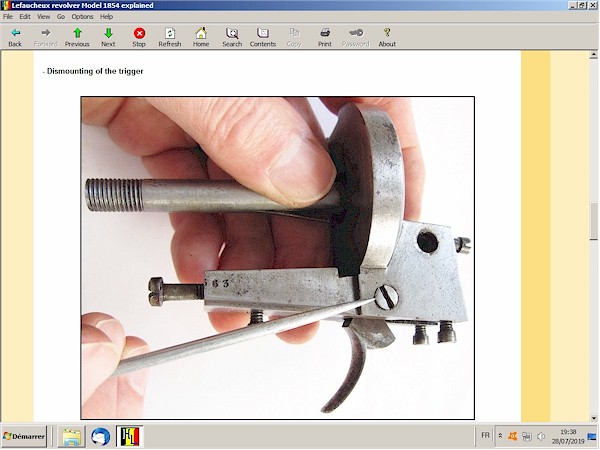 Lefaucheux revolver 1854 explained