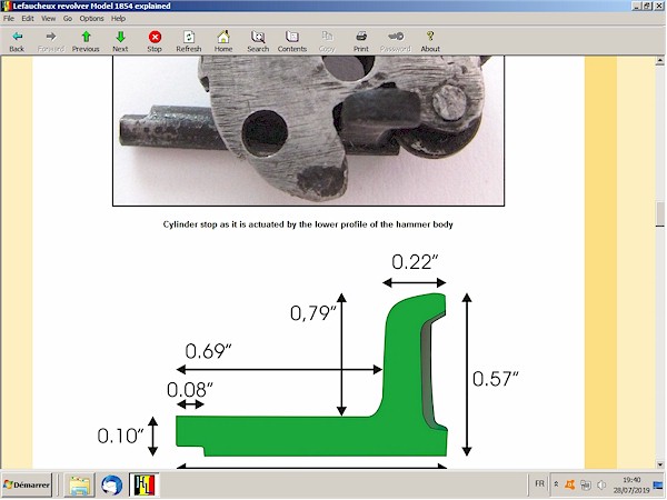 Lefaucheux revolver 1854 explained