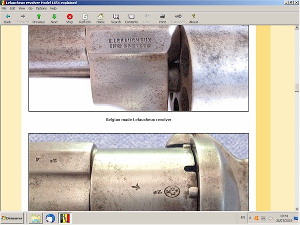 Lefaucheux revolver 1854 explained