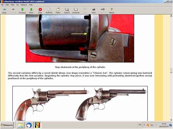 Lefaucheux revolver 1854 explained