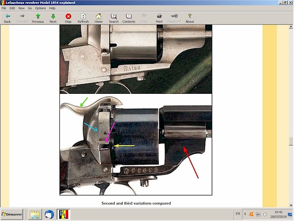 Lefaucheux revolver 1854 explained