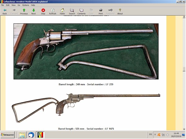 Lefaucheux revolver 1854 explained