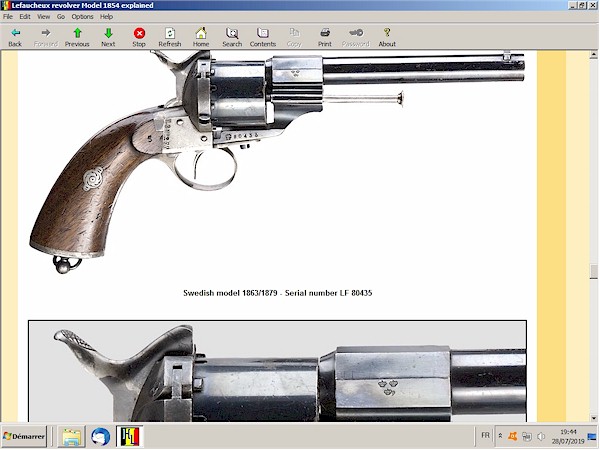 Lefaucheux revolver 1854 explained