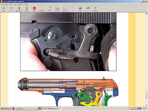 French MAB D pistol