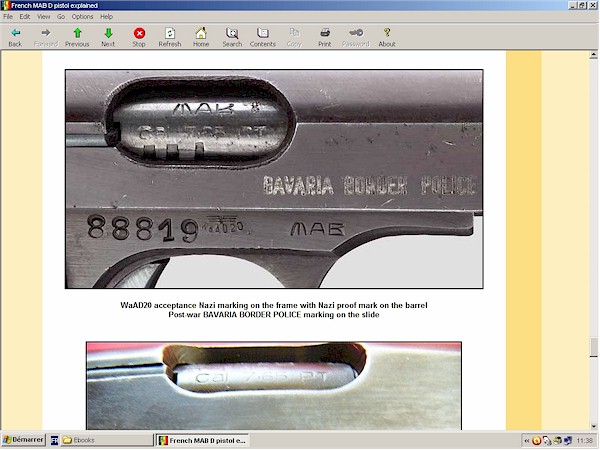 French MAB D pistol
