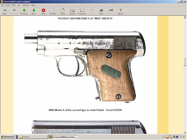 French MAB D pistol