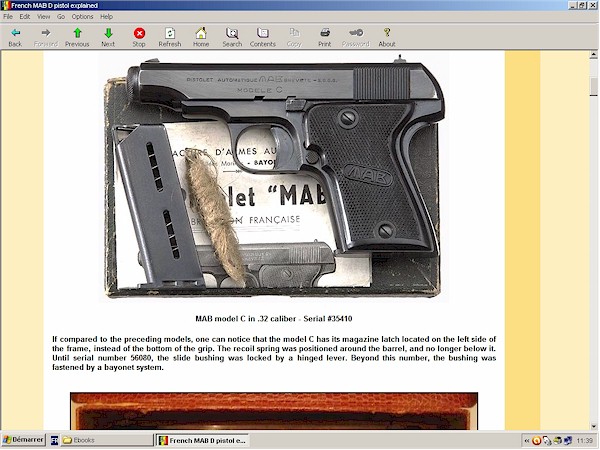 French MAB D pistol