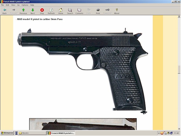 French MAB D pistol