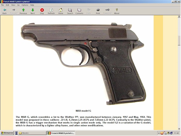 French MAB D pistol