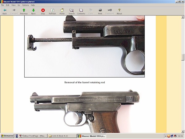 Mauser pistol model 1910 1914 1934