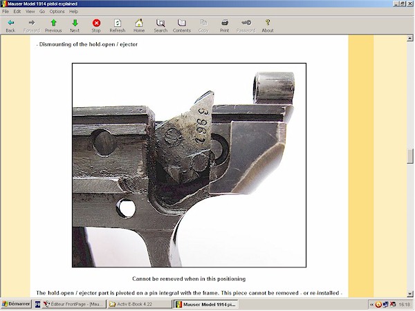 Mauser pistol model 1910 1914 1934