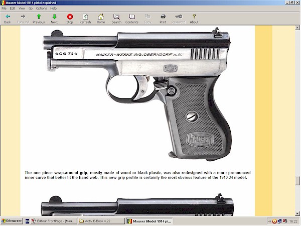 Mauser pistol model 1910 1914 1934