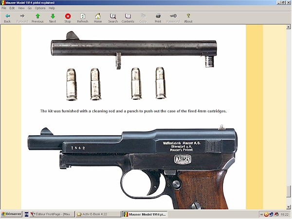 Mauser pistol model 1910 1914 1934