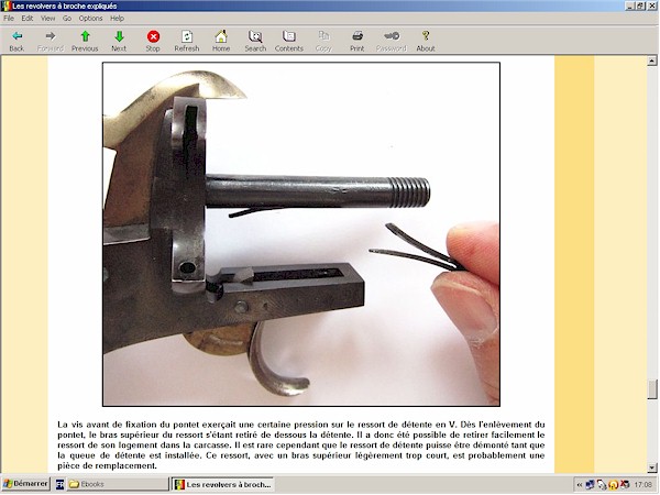 revolver  broche lefaucheux