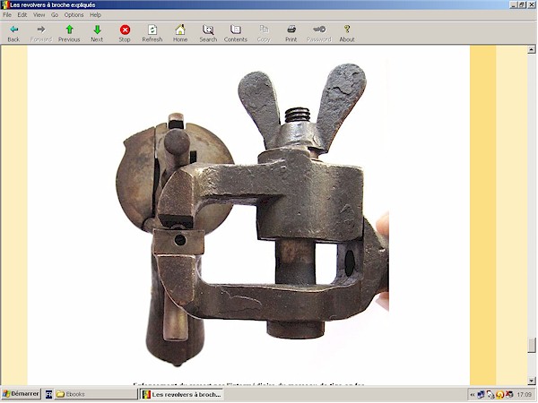 revolver  broche lefaucheux